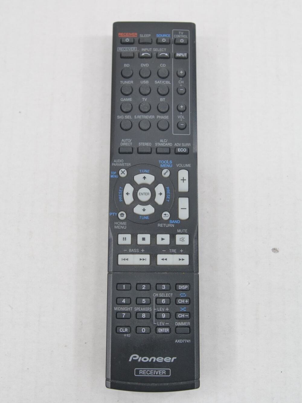 Pioneer AXD7660 Remote Control Cleaned Tested w/ Batt PR76